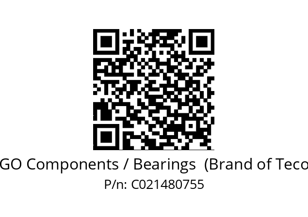   ERGO Components / Bearings  (Brand of Tecom) C021480755