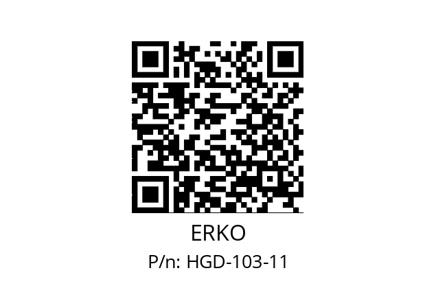   ERKO HGD-103-11