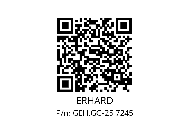   ERHARD GEH.GG-25 7245