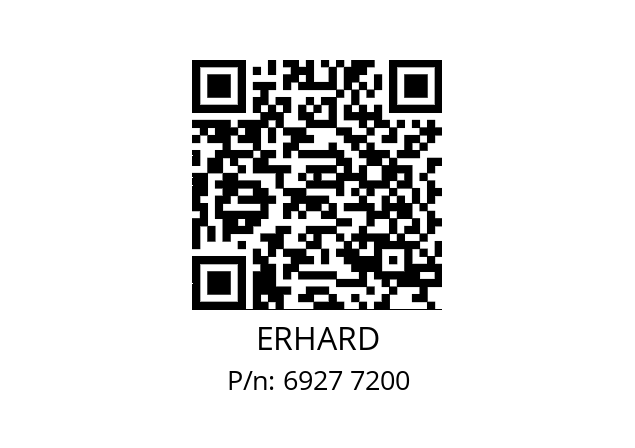   ERHARD 6927 7200