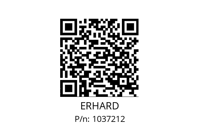   ERHARD 1037212