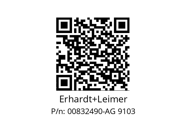   Erhardt+Leimer 00832490-AG 9103