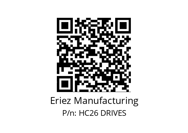   Eriez Manufacturing HC26 DRIVES