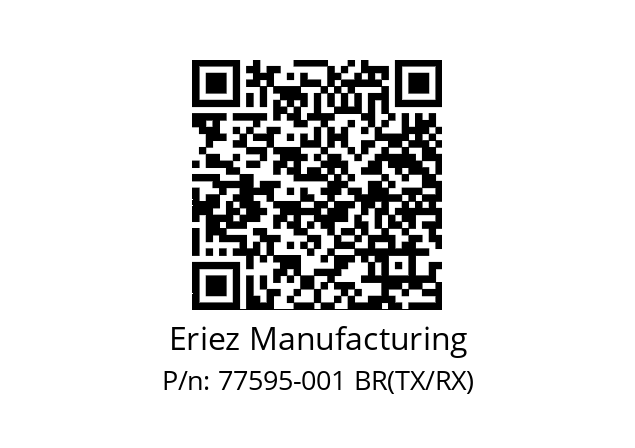   Eriez Manufacturing 77595-001 BR(TX/RX)