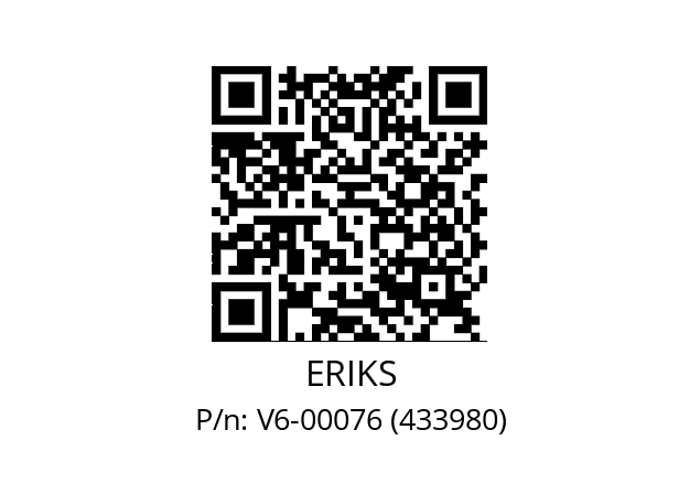   ERIKS V6-00076 (433980)