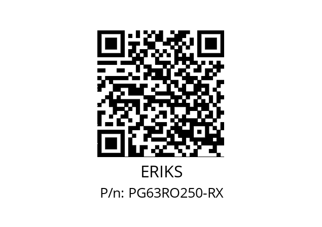   ERIKS PG63RO250-RX