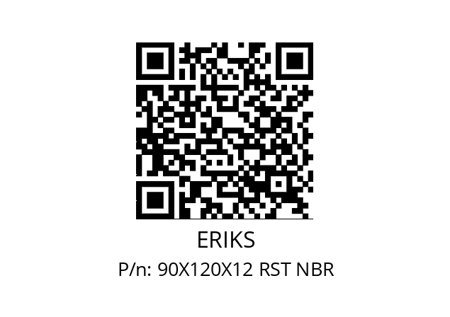   ERIKS 90X120X12 RST NBR