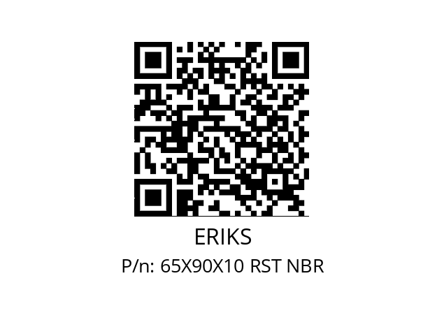   ERIKS 65X90X10 RST NBR