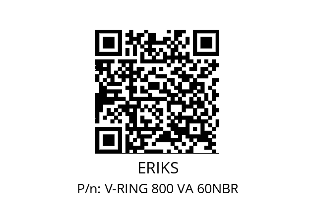   ERIKS V-RING 800 VA 60NBR