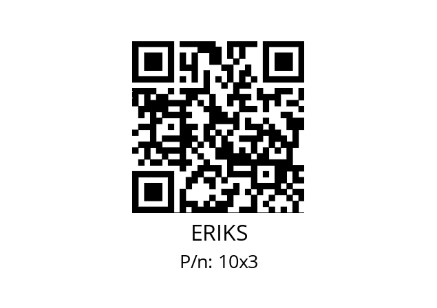   ERIKS 10x3