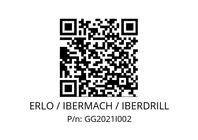   ERLO / IBERMACH / IBERDRILL GG2021I002