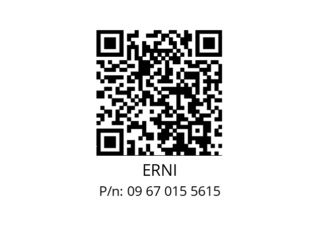   ERNI 09 67 015 5615