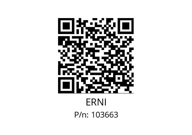   ERNI 103663