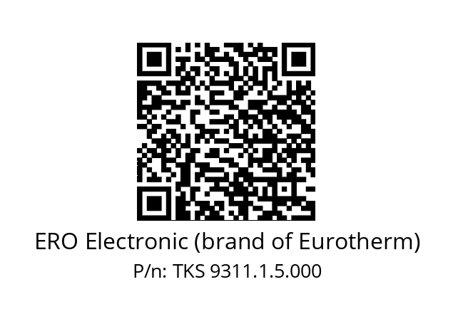   ERO Electronic (brand of Eurotherm) TKS 9311.1.5.000