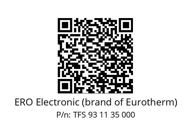   ERO Electronic (brand of Eurotherm) TFS 93 11 35 000