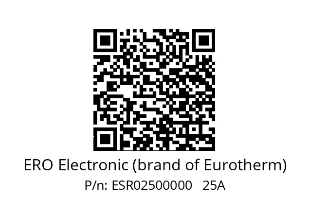   ERO Electronic (brand of Eurotherm) ESR02500000   25A