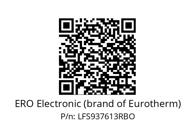   ERO Electronic (brand of Eurotherm) LFS937613RBO