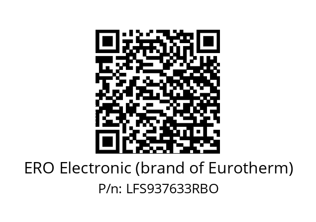   ERO Electronic (brand of Eurotherm) LFS937633RBO