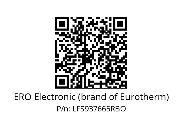   ERO Electronic (brand of Eurotherm) LFS937665RBO