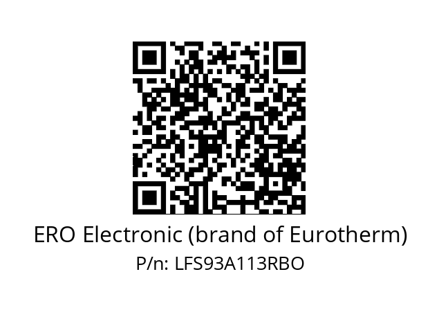   ERO Electronic (brand of Eurotherm) LFS93A113RBO