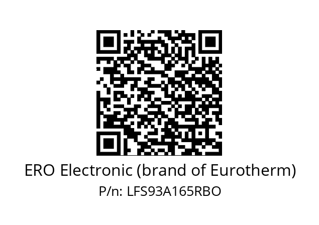   ERO Electronic (brand of Eurotherm) LFS93A165RBO