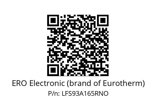   ERO Electronic (brand of Eurotherm) LFS93A165RNO