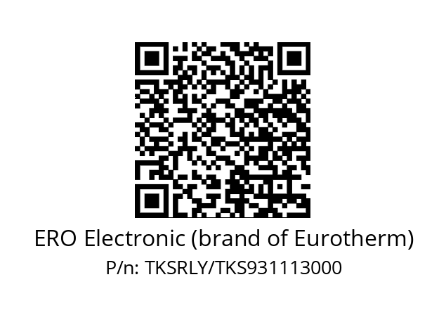   ERO Electronic (brand of Eurotherm) TKSRLY/TKS931113000