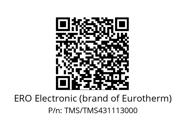   ERO Electronic (brand of Eurotherm) TMS/TMS431113000