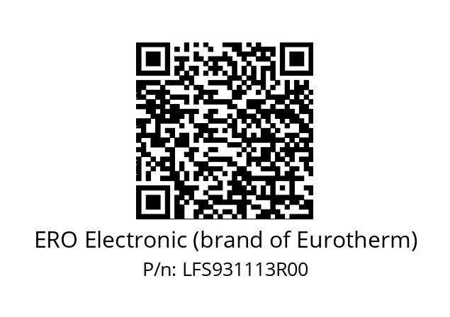   ERO Electronic (brand of Eurotherm) LFS931113R00