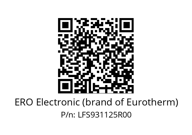   ERO Electronic (brand of Eurotherm) LFS931125R00