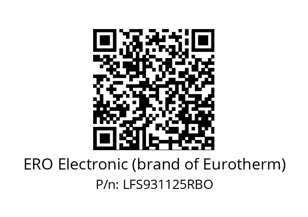   ERO Electronic (brand of Eurotherm) LFS931125RBO