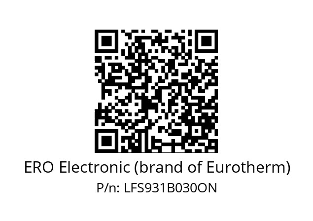   ERO Electronic (brand of Eurotherm) LFS931B030ON