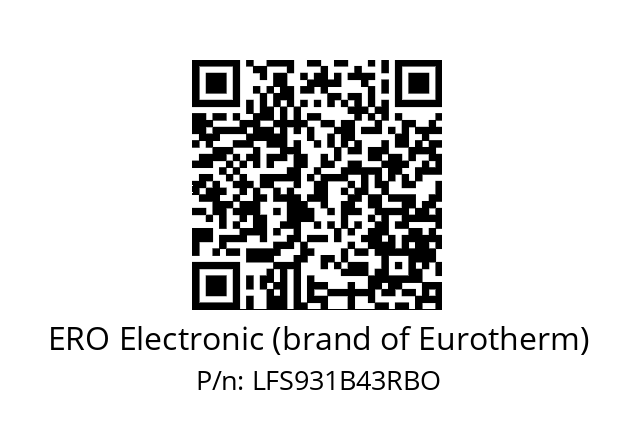   ERO Electronic (brand of Eurotherm) LFS931B43RBO