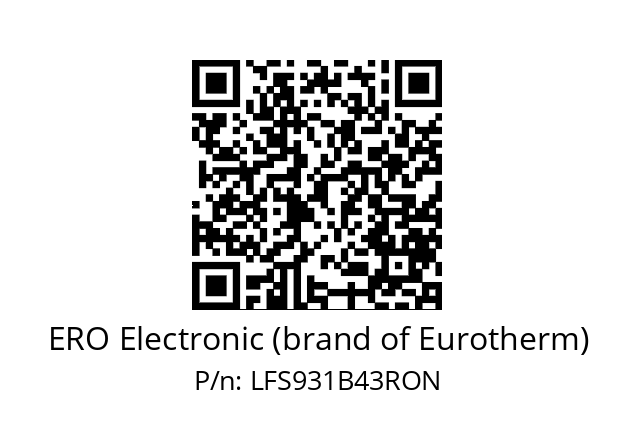   ERO Electronic (brand of Eurotherm) LFS931B43RON