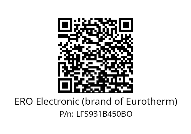   ERO Electronic (brand of Eurotherm) LFS931B450BO