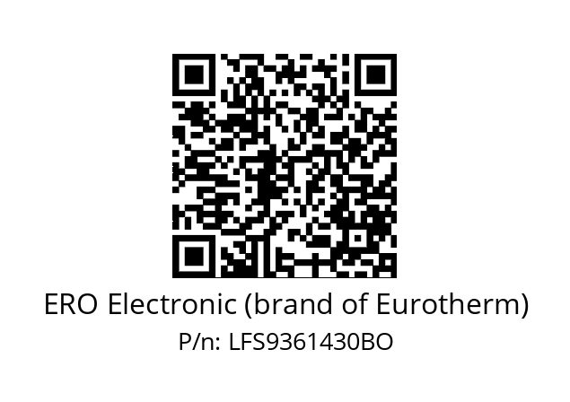   ERO Electronic (brand of Eurotherm) LFS9361430BO