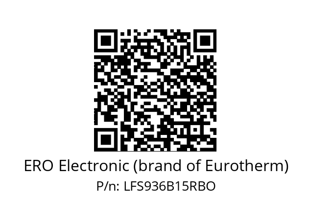   ERO Electronic (brand of Eurotherm) LFS936B15RBO