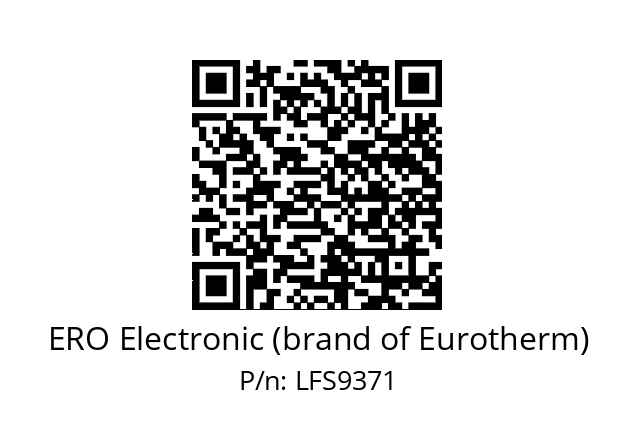   ERO Electronic (brand of Eurotherm) LFS9371