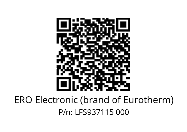   ERO Electronic (brand of Eurotherm) LFS937115 000