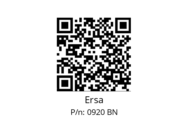   Ersa 0920 BN