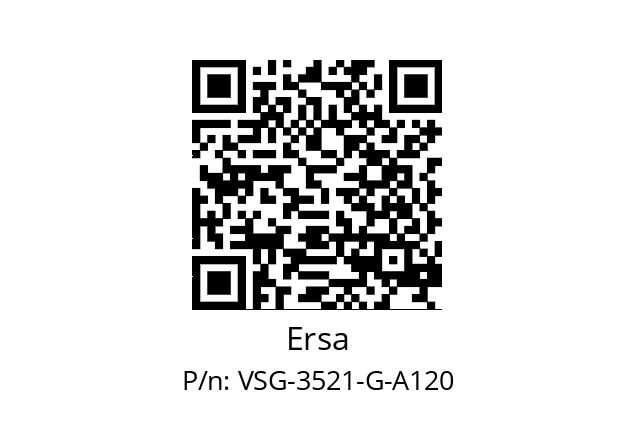   Ersa VSG-3521-G-A120