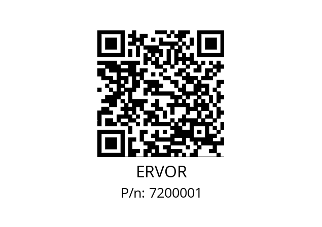   ERVOR 7200001