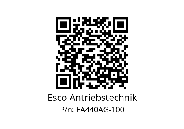   Esco Antriebstechnik EA440AG-100