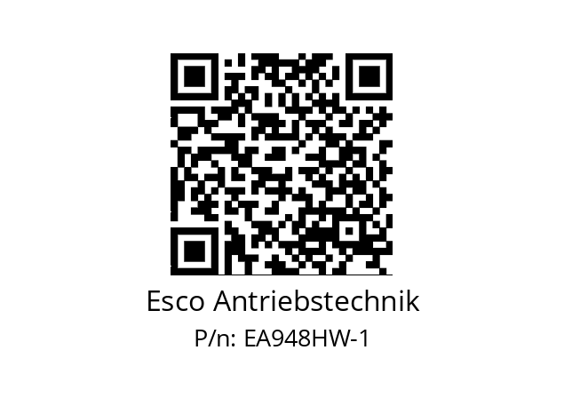   Esco Antriebstechnik EA948HW-1