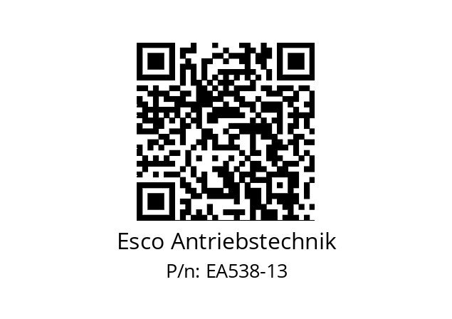   Esco Antriebstechnik EA538-13