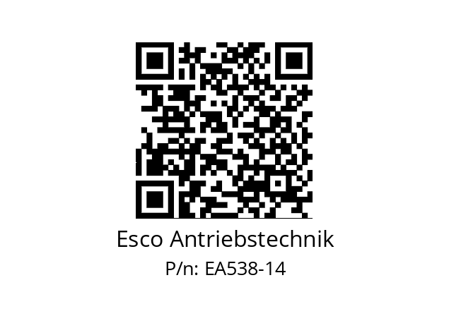   Esco Antriebstechnik EA538-14