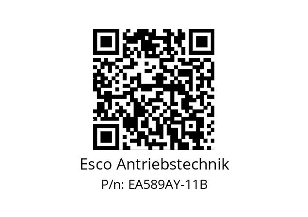   Esco Antriebstechnik EA589AY-11B