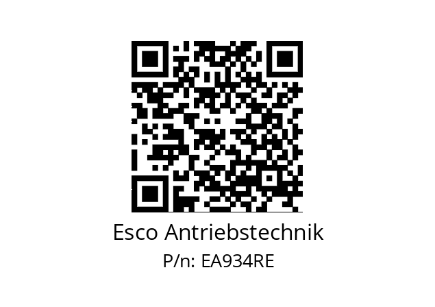   Esco Antriebstechnik EA934RE