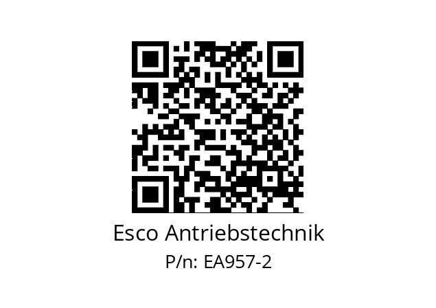   Esco Antriebstechnik EA957-2