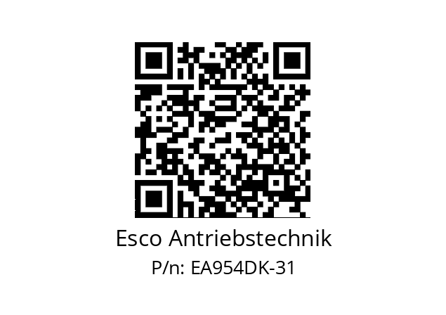   Esco Antriebstechnik EA954DK-31